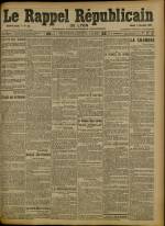 Le Rappel Républicain de Lyon : n°336, pp. 1