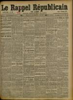 Le Rappel Républicain de Lyon : n°338, pp. 1