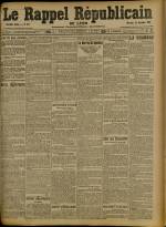 Le Rappel Républicain de Lyon : n°347, pp. 1