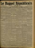 Le Rappel Républicain de Lyon : n°348, pp. 1