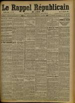 Le Rappel Républicain de Lyon : n°355, pp. 1