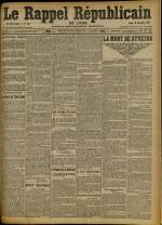 Le Rappel Républicain de Lyon : n°364, pp. 1