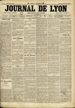 LE JOURNAL DE LYON , Deuxième Année - N°55, pp. 1