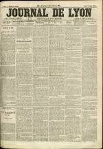 LE JOURNAL DE LYON : n°80, pp. 1