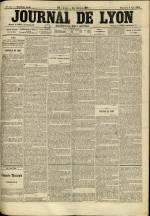 LE JOURNAL DE LYON : n°157, pp. 1