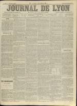LE JOURNAL DE LYON : n°358, pp. 1