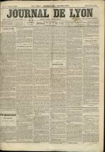 LE JOURNAL DE LYON : n°8, pp. 1