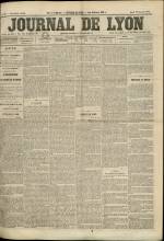 LE JOURNAL DE LYON : n°22, pp. 1