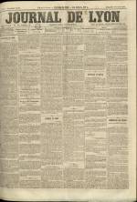 LE JOURNAL DE LYON : n°39, pp. 1