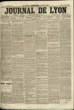LE JOURNAL DE LYON : n°43, pp. 1