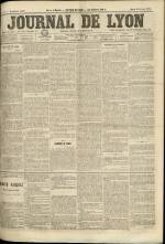 LE JOURNAL DE LYON : n°55, pp. 1
