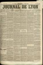 LE JOURNAL DE LYON : n°68, pp. 1