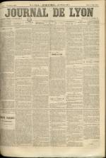LE JOURNAL DE LYON : n°69, pp. 1
