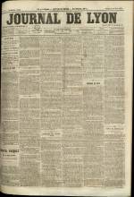 LE JOURNAL DE LYON : n°72, pp. 1