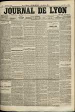 LE JOURNAL DE LYON : n°85, pp. 1