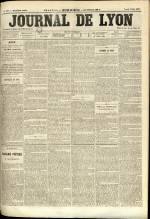 LE JOURNAL DE LYON : n°137, pp. 1