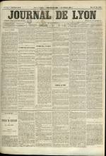 LE JOURNAL DE LYON : n°144, pp. 1