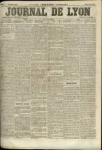 LE JOURNAL DE LYON : n°152, pp. 1