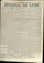 LE JOURNAL DE LYON : n°171, pp. 1