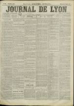 LE JOURNAL DE LYON : n°197, pp. 1