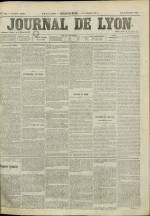 LE JOURNAL DE LYON : n°205, pp. 1