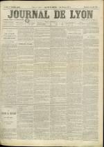 LE JOURNAL DE LYON : n°218, pp. 1