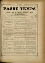 LE PASSE-TEMPS : n°37, pp. 1