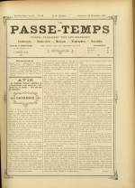 LE PASSE-TEMPS : n°52, pp. 1