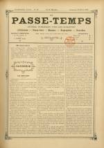 LE PASSE-TEMPS : n°12, pp. 1