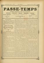 LE PASSE-TEMPS : n°17, pp. 1