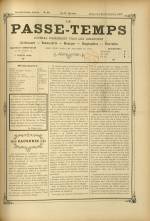 LE PASSE-TEMPS : n°48, pp. 1