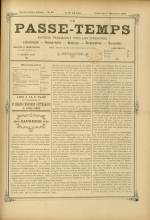 LE PASSE-TEMPS : n°50, pp. 1