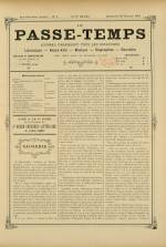 LE PASSE-TEMPS : n°4, pp. 1