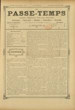 LE PASSE-TEMPS : n°7, pp. 1