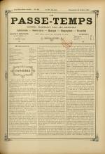 LE PASSE-TEMPS : n°28, pp. 1