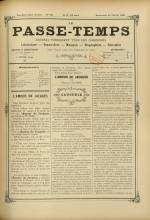 LE PASSE-TEMPS : n°29, pp. 1