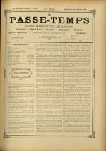 LE PASSE-TEMPS : n°36, pp. 1