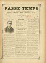 LE PASSE-TEMPS : n°10, pp. 1