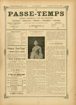 LE PASSE-TEMPS : n°1, pp. 1
