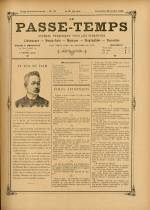 LE PASSE-TEMPS : n°31, pp. 1