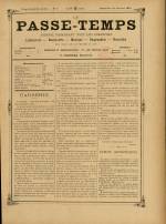 LE PASSE-TEMPS : n°4, pp. 1