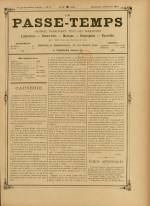 LE PASSE-TEMPS : n°5, pp. 1