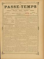 LE PASSE-TEMPS : n°6, pp. 1