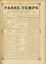 LE PASSE-TEMPS : n°17, pp. 1