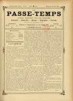 LE PASSE-TEMPS : n°34, pp. 1