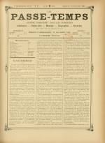 LE PASSE-TEMPS : n°37, pp. 1