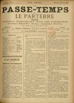 LE PASSE-TEMPS ET LE PARTERRE RÉUNIS : n°17, pp. 1