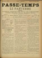 LE PASSE-TEMPS ET LE PARTERRE RÉUNIS : n°50, pp. 1
