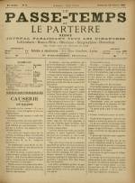 LE PASSE-TEMPS ET LE PARTERRE RÉUNIS : n°8, pp. 1