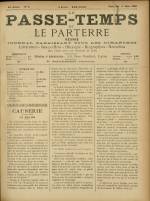 LE PASSE-TEMPS ET LE PARTERRE RÉUNIS : n°9, pp. 1